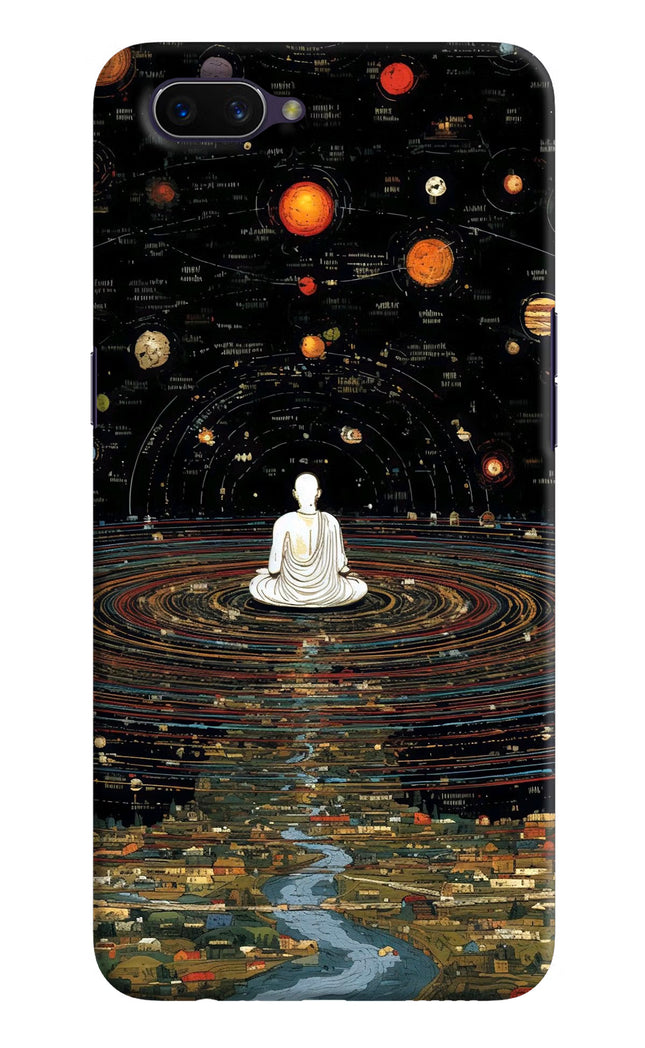 Space Monk Oppo A3S Hard Case Back Cover by Casekaro