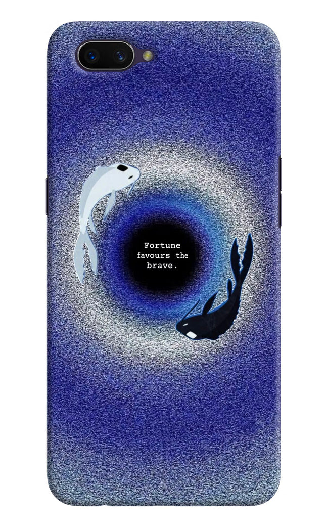 Dark Koi Oppo A3S Hard Case Back Cover by Casekaro