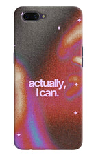 Pink Aura Oppo A3S Back Cover