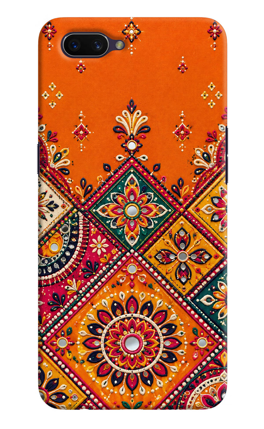 Kutch Glow Oppo A3S Back Cover, Hard case