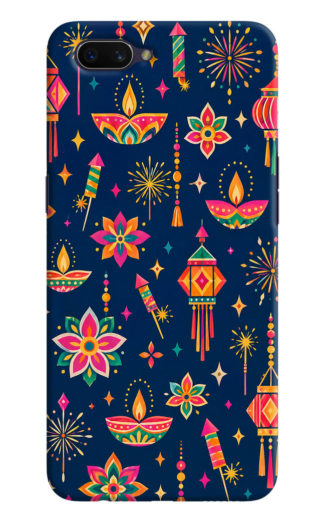 Festive Pop Oppo A3S Hard Case Back Cover by Casekaro