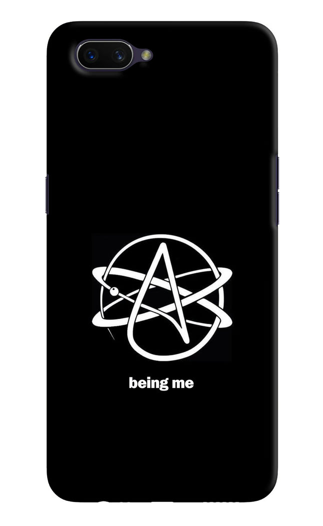 Atheist Symbol Oppo A3S Hard Case Back Cover by Casekaro