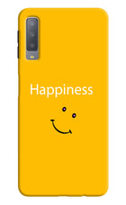 Happiness With Smiley Samsung A7 Hard Case Back Cover by Casekaro