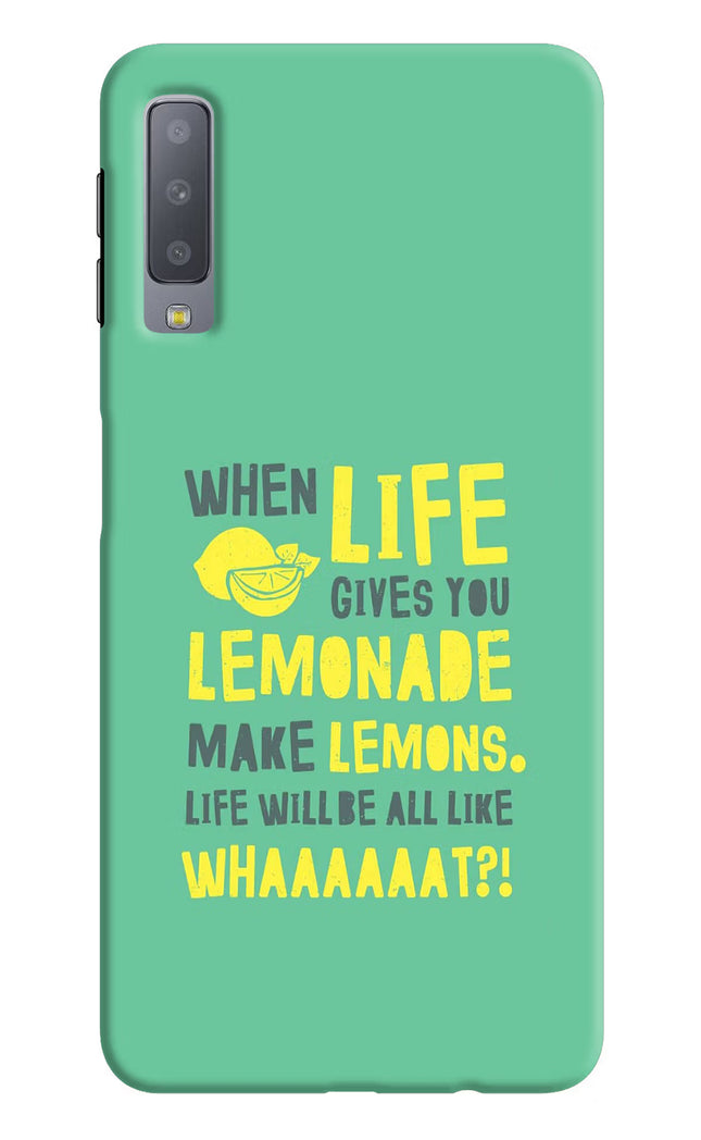 Quote Samsung A7 Hard Case Back Cover by Casekaro