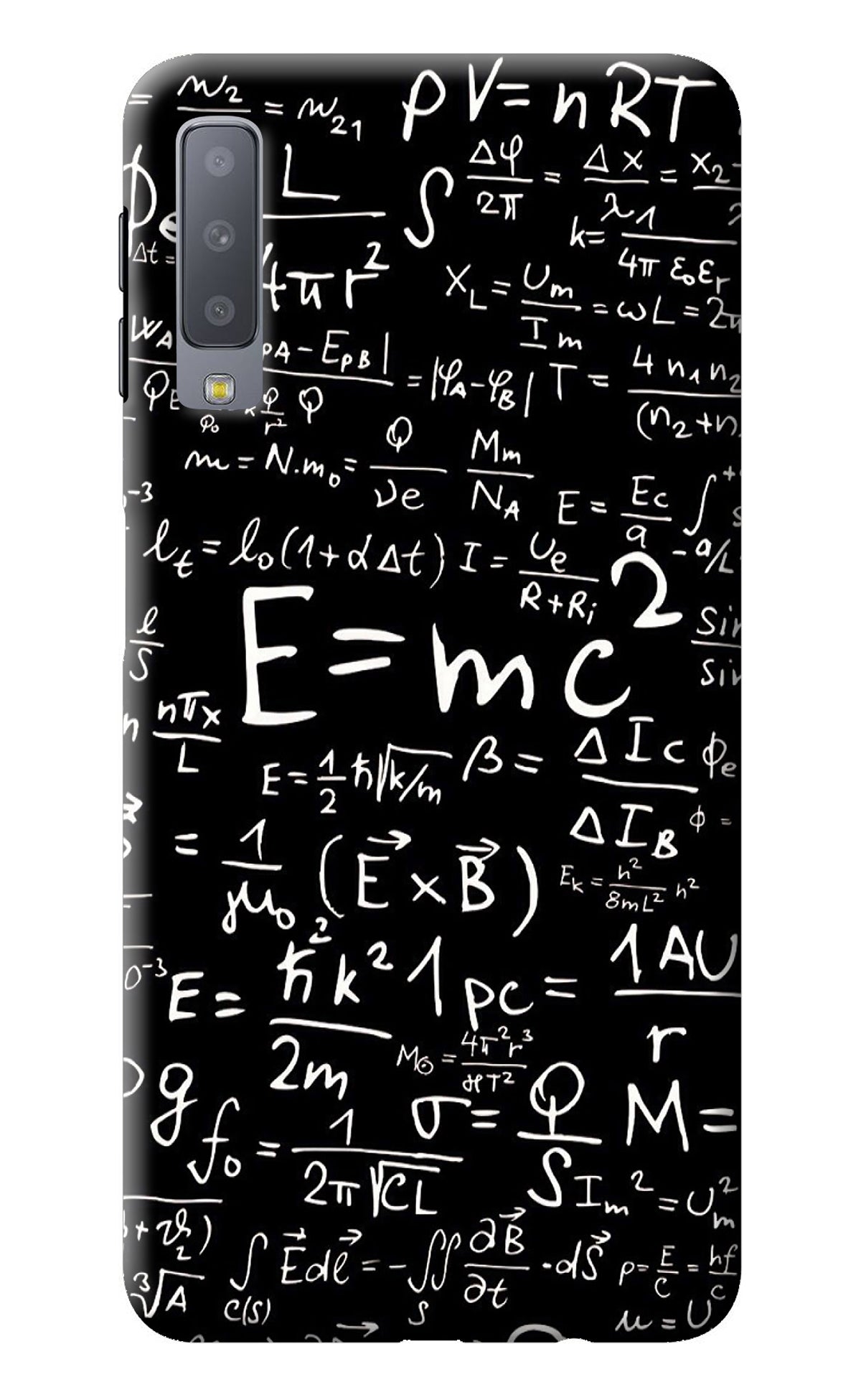 Physics Albert Einstein Formula Samsung A7 Back Cover