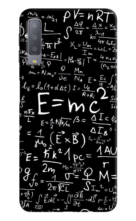 Physics Formula Samsung A7 Hard Case Back Cover by Casekaro