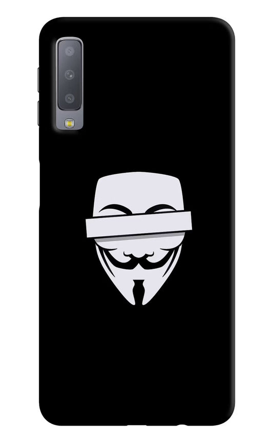Anonymous Face Samsung A7 Hard Case Back Cover by Casekaro