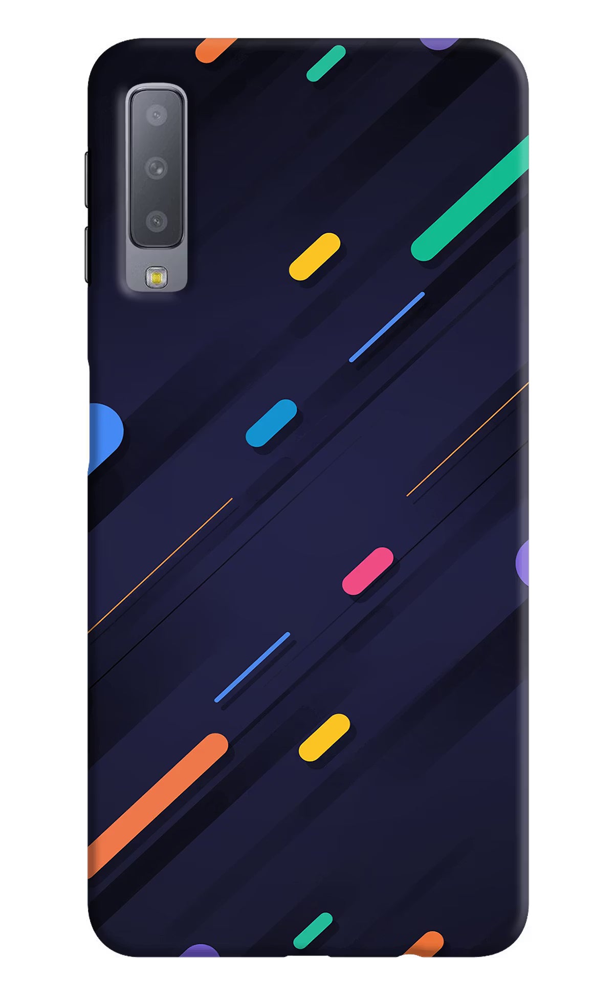 Abstract Design Samsung A7 Hard Case Back Cover by Casekaro