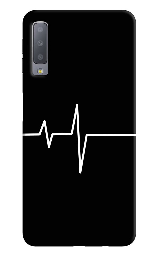 Heart Beats Samsung A7 Hard Case Back Cover by Casekaro