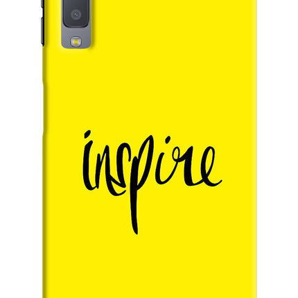 Inspire Samsung A7 Hard Case Back Cover by Casekaro