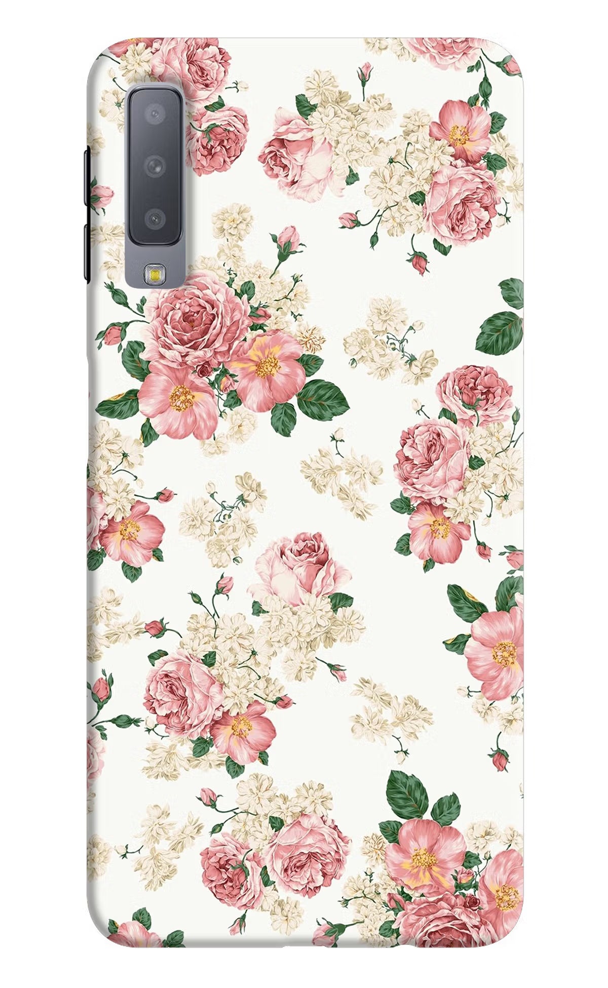 Flowers Samsung A7 Hard Case Back Cover by Casekaro