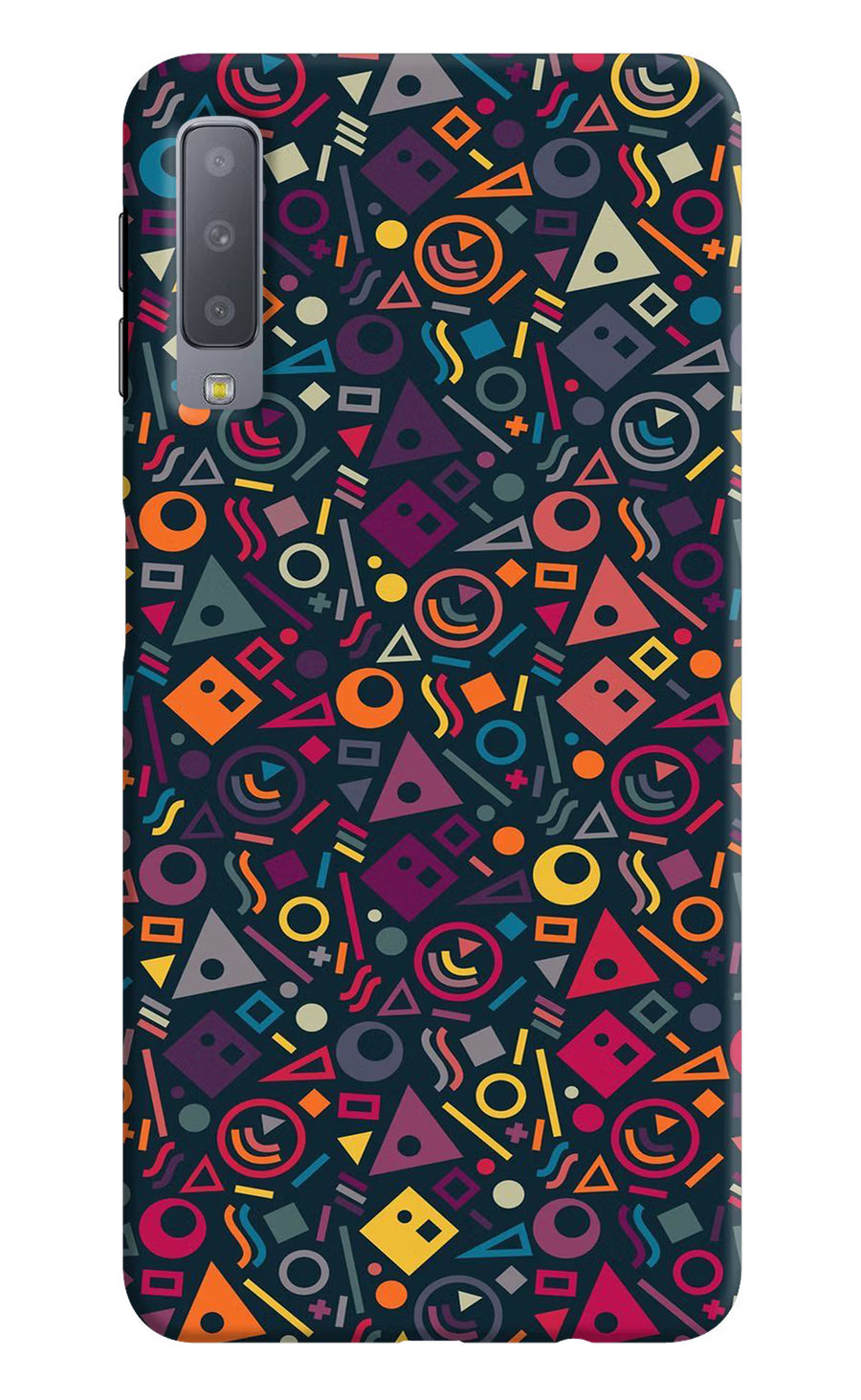 Geometric Abstract Samsung A7 Back Cover, Hard case