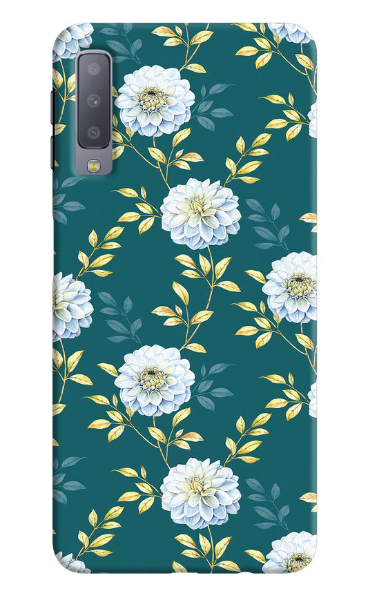Flowers Samsung A7 Hard Case Back Cover by Casekaro