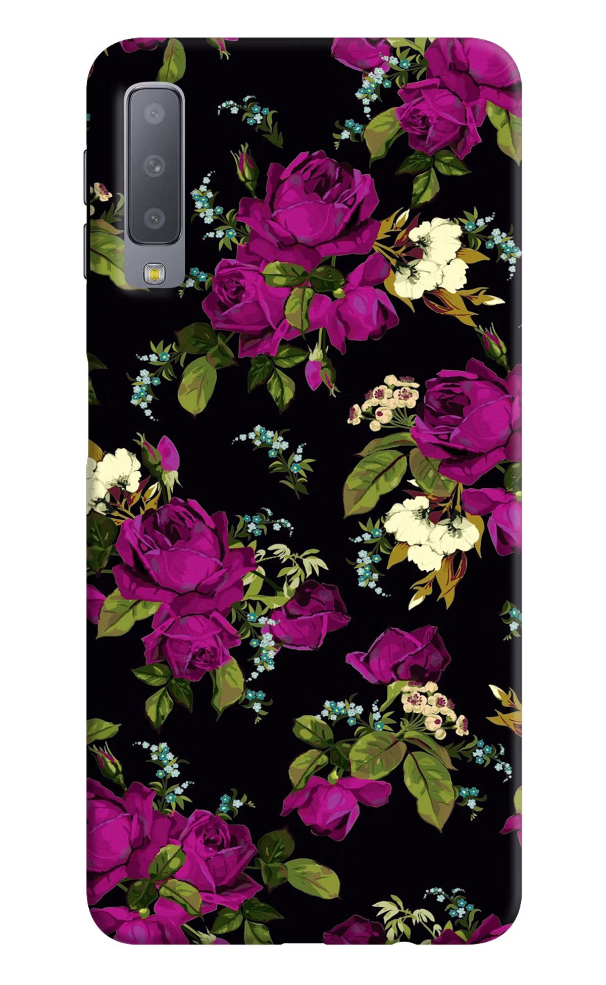 Flowers Samsung A7 Hard Case Back Cover by Casekaro