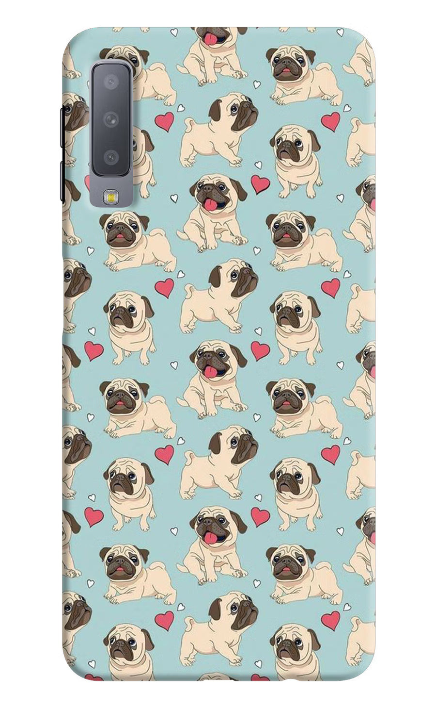 Pug Dog Samsung A7 Back Cover, Hard case
