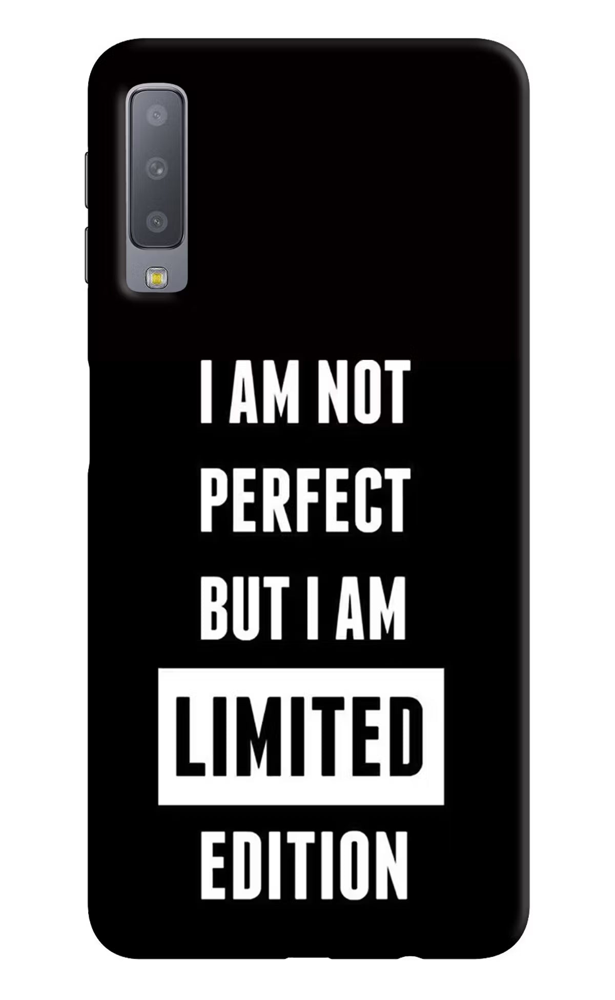 I Am Not Perfect But I Am Limited Edition Samsung A7 Hard Case Back Cover by Casekaro