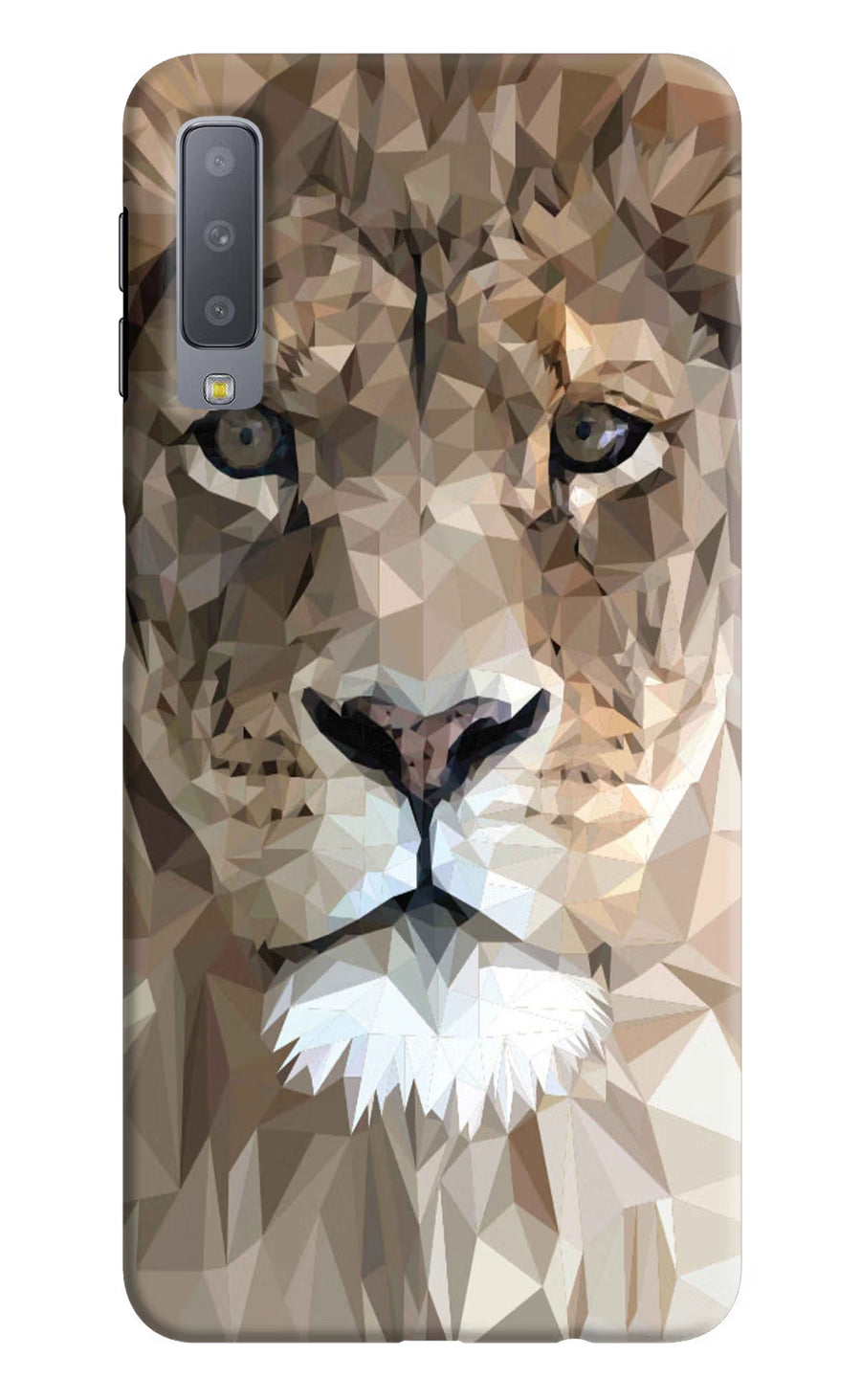 Lion Art Samsung A7 Back Cover, Hard case