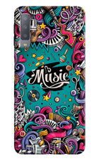 Music Graffiti Samsung A7 Hard Case Back Cover by Casekaro