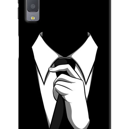 Black Tie Samsung A7 Hard Case Back Cover by Casekaro