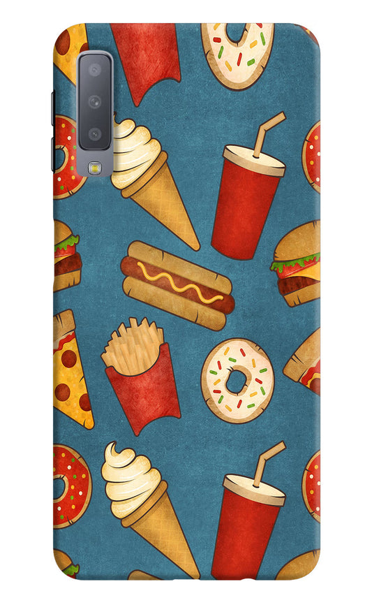 Foodie Samsung A7 Hard Case Back Cover by Casekaro