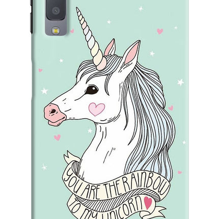 Unicorn Wallpaper Samsung A7 Hard Case Back Cover by Casekaro
