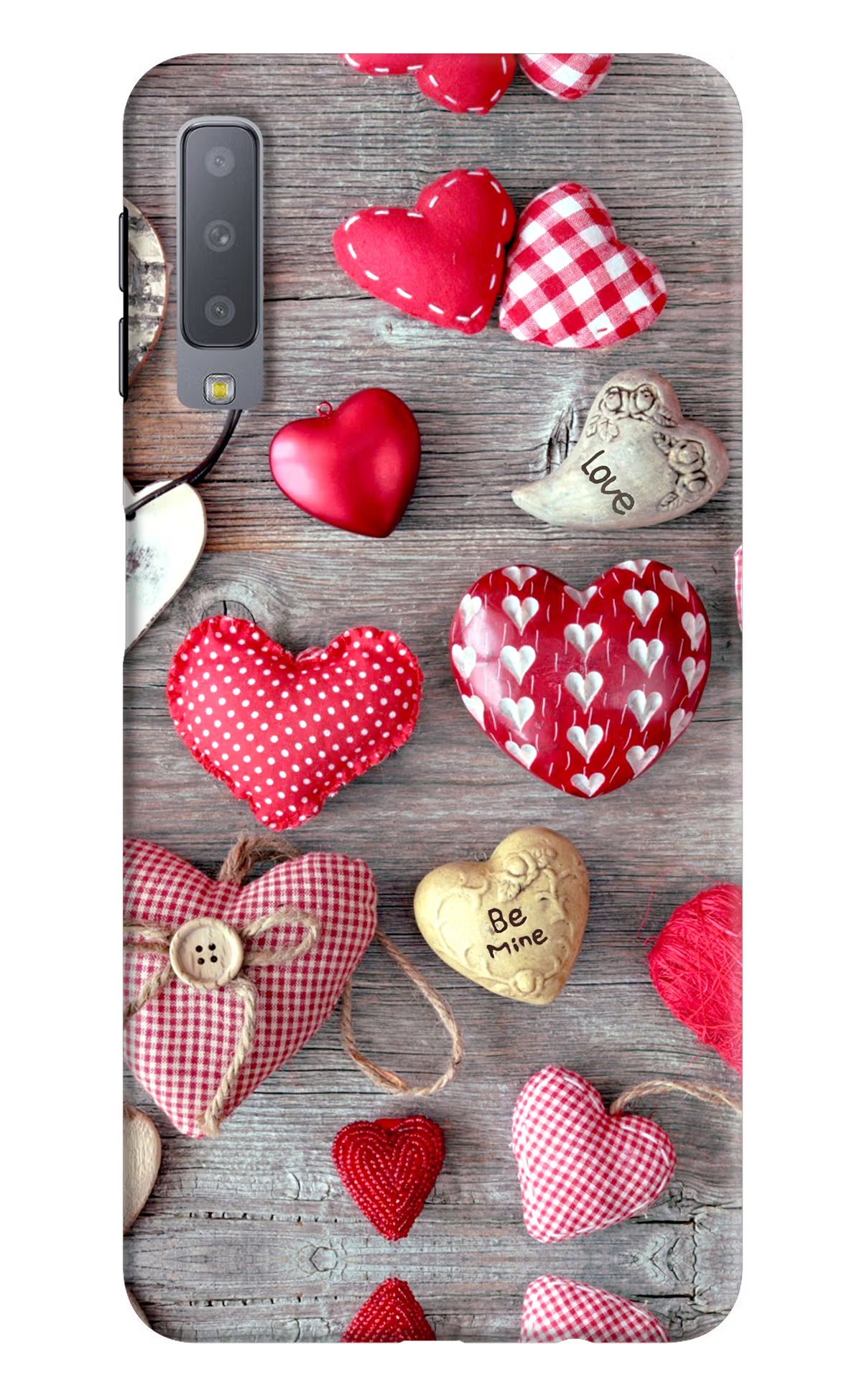 Love Wallpaper Samsung A7 Hard Case Back Cover by Casekaro