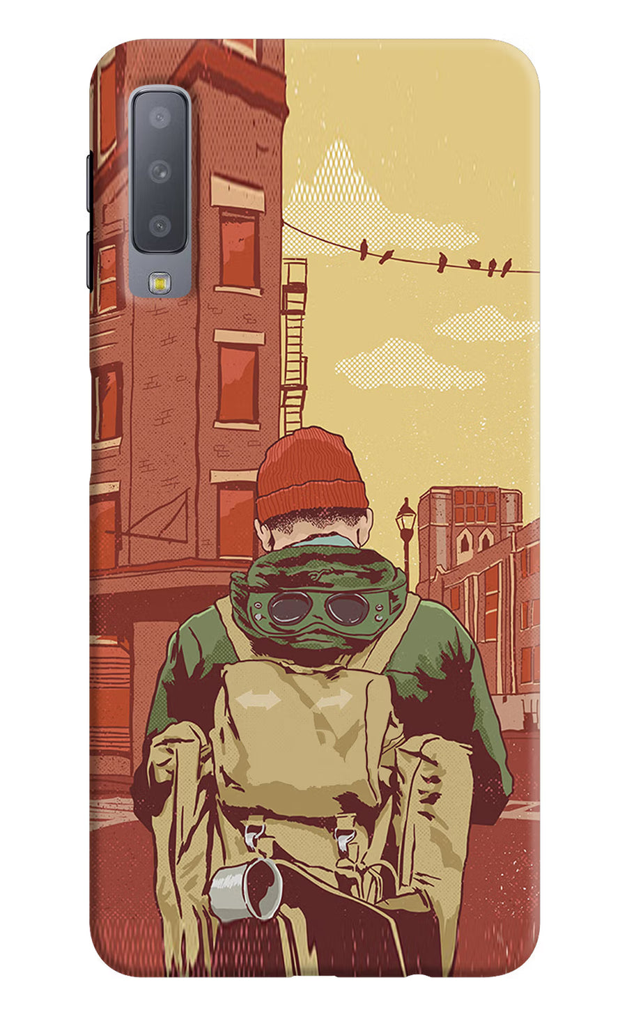 Adventurous Samsung A7 Back Cover, Hard case