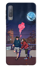 Chilling Couple Samsung A7 Hard Case Back Cover by Casekaro