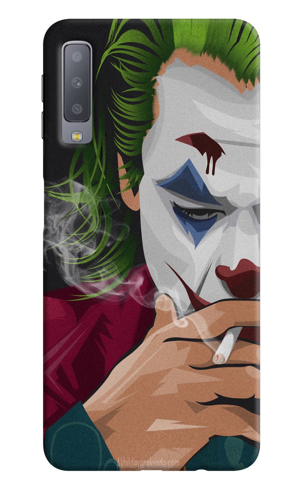 Joker Smoking Samsung A7 Hard Case Back Cover by Casekaro
