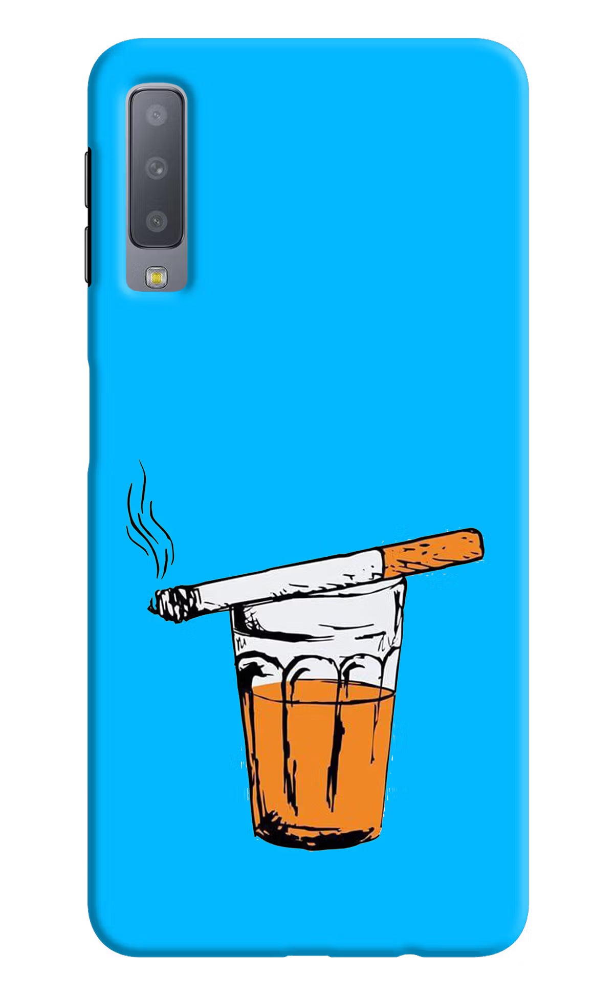 Chai Sutta Samsung A7 Hard Case Back Cover by Casekaro