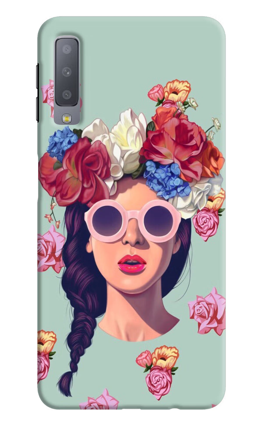 Pretty Girl Samsung A7 Back Cover, Hard case