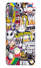 Sticker Bomb Samsung A7 Hard Case Back Cover by Casekaro