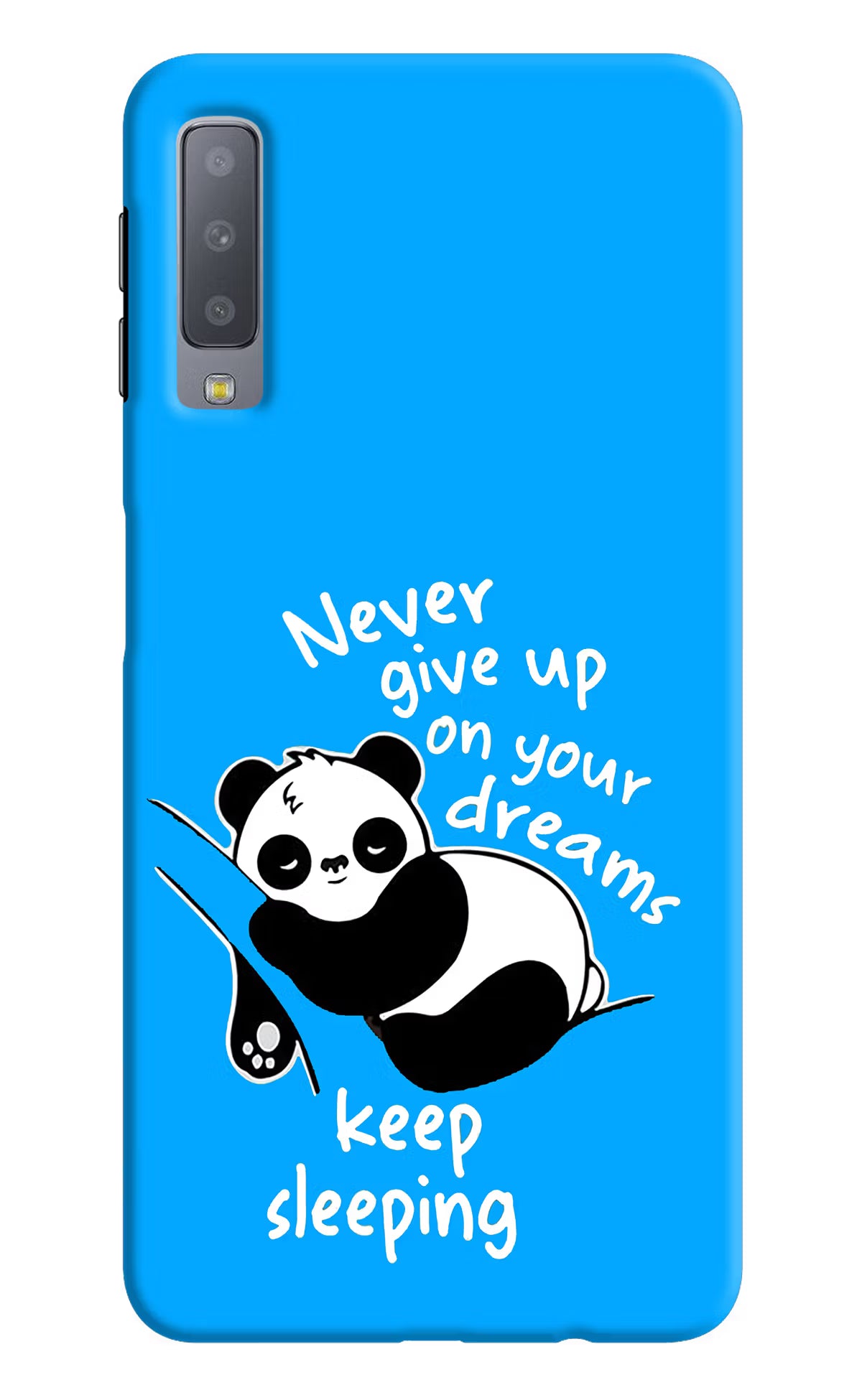 Keep Sleeping Samsung A7 Hard Case Back Cover by Casekaro