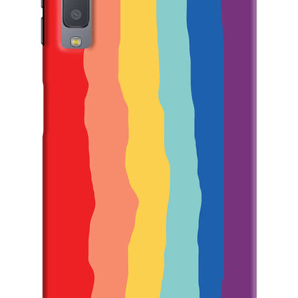 Rainbow Samsung A7 Hard Case Back Cover by Casekaro