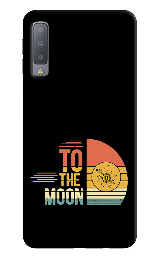 To the Moon Samsung A7 Hard Case Back Cover by Casekaro