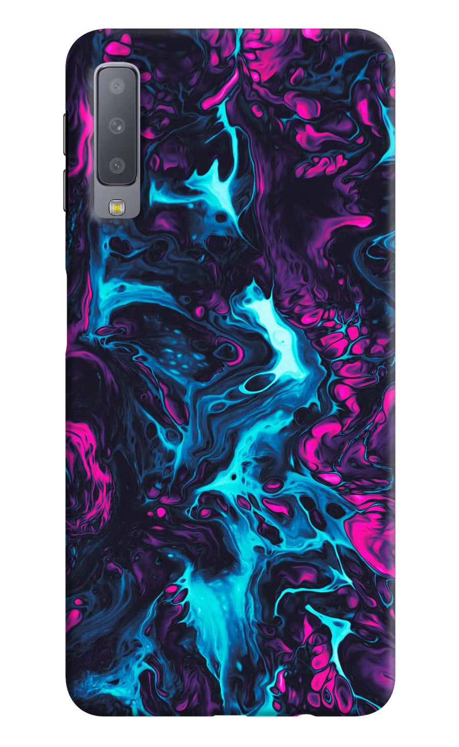 Abstract Samsung A7 Back Cover, Hard case