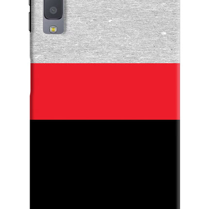 Tri Color Pattern Samsung A7 Hard Case Back Cover by Casekaro