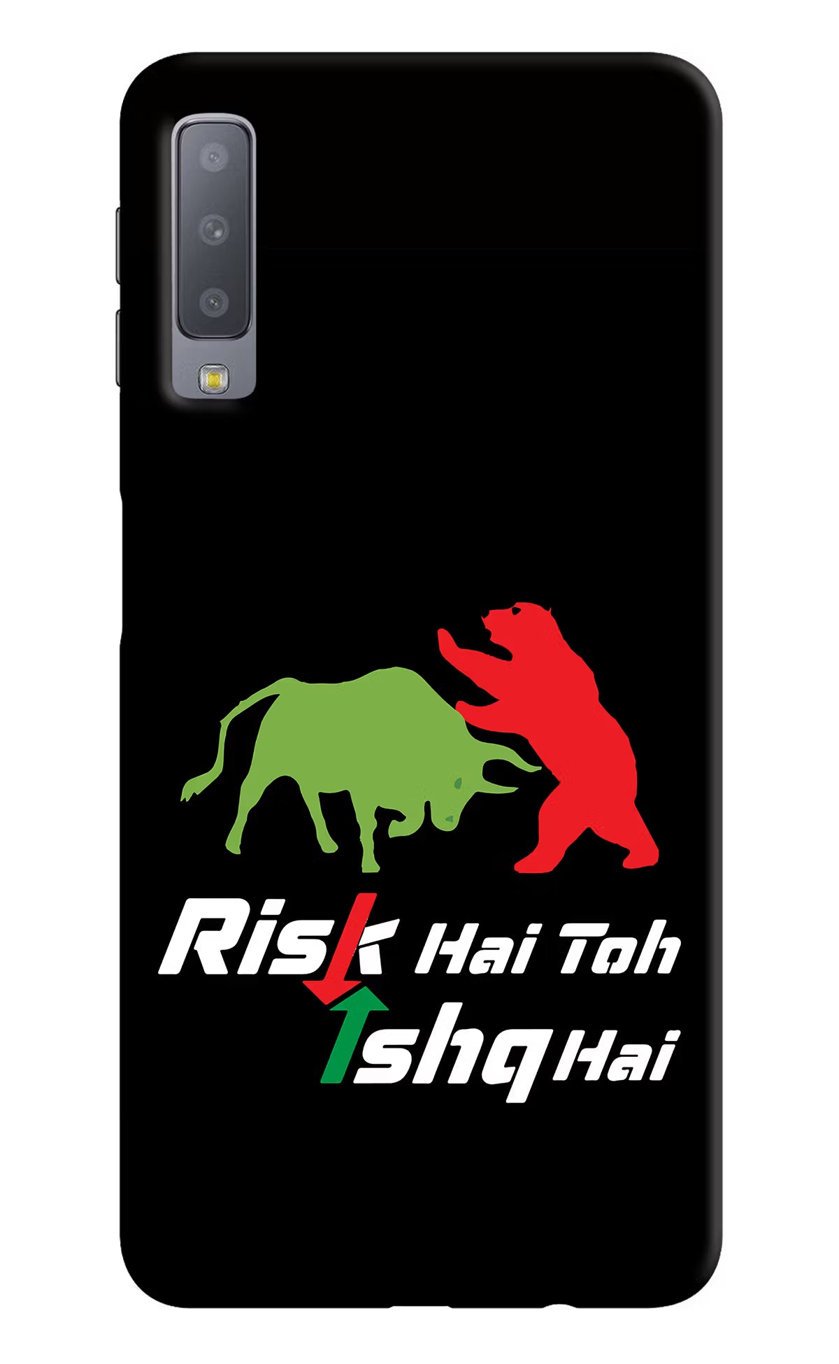 Risk Hai Toh Ishq Hai Samsung A7 Hard Case Back Cover by Casekaro