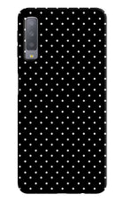 White Dots Samsung A7 Hard Case Back Cover by Casekaro