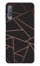 Geometric Pattern Samsung A7 Hard Case Back Cover by Casekaro
