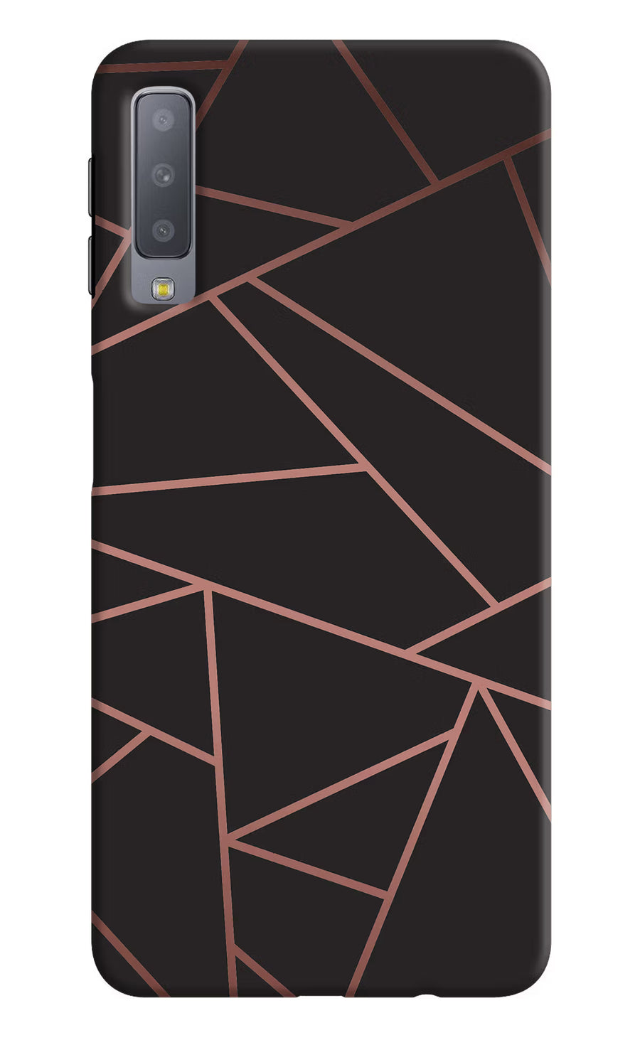 Geometric Pattern Samsung A7 Back Cover, Hard case