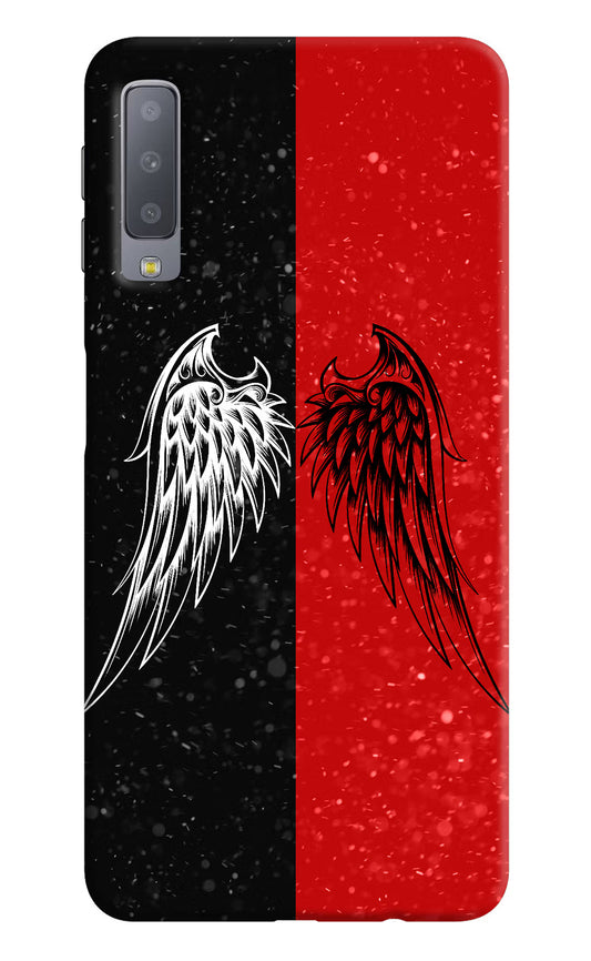 Wings Samsung A7 Hard Case Back Cover by Casekaro