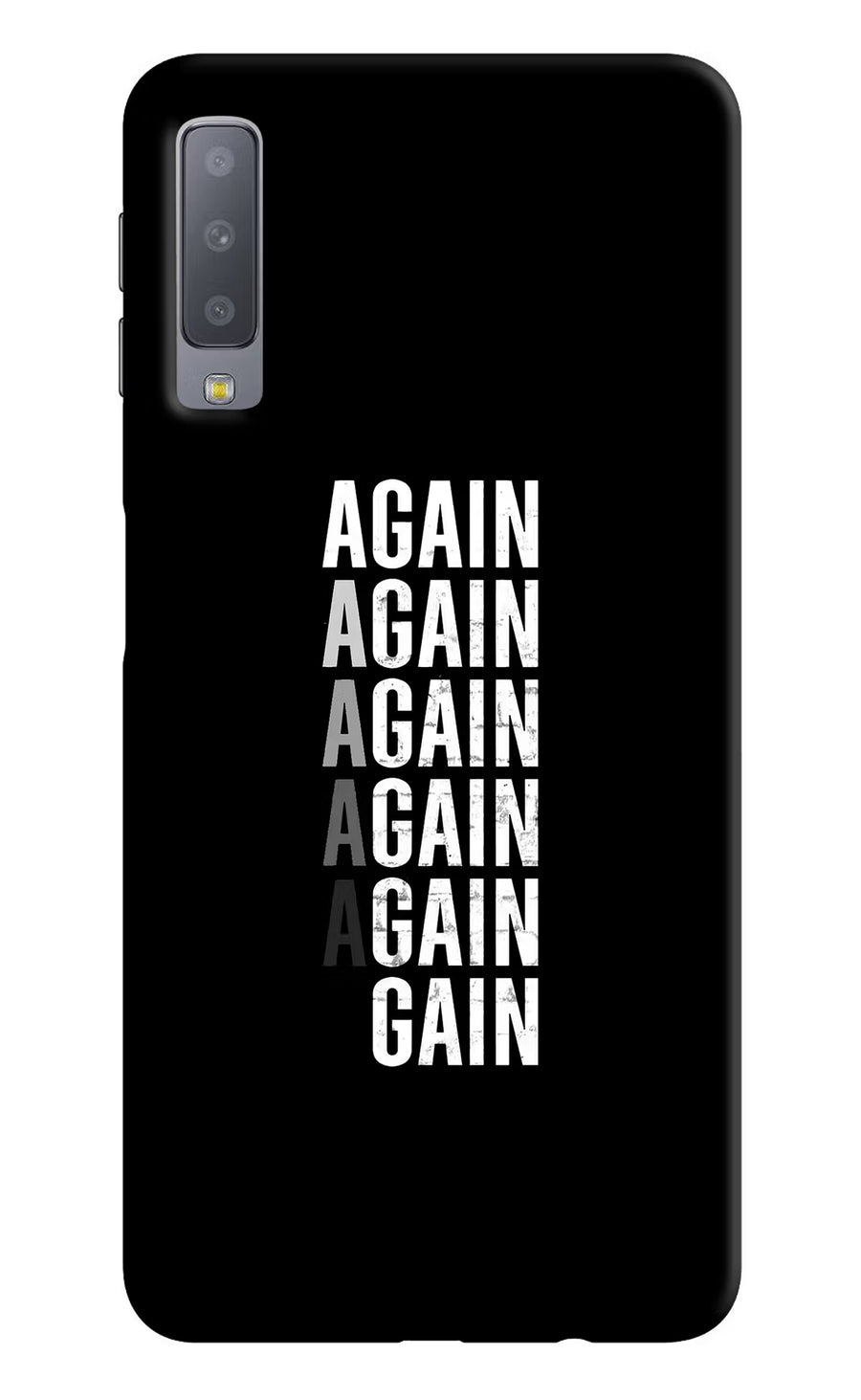 Again Again Gain Samsung A7 Back Cover, Hard case