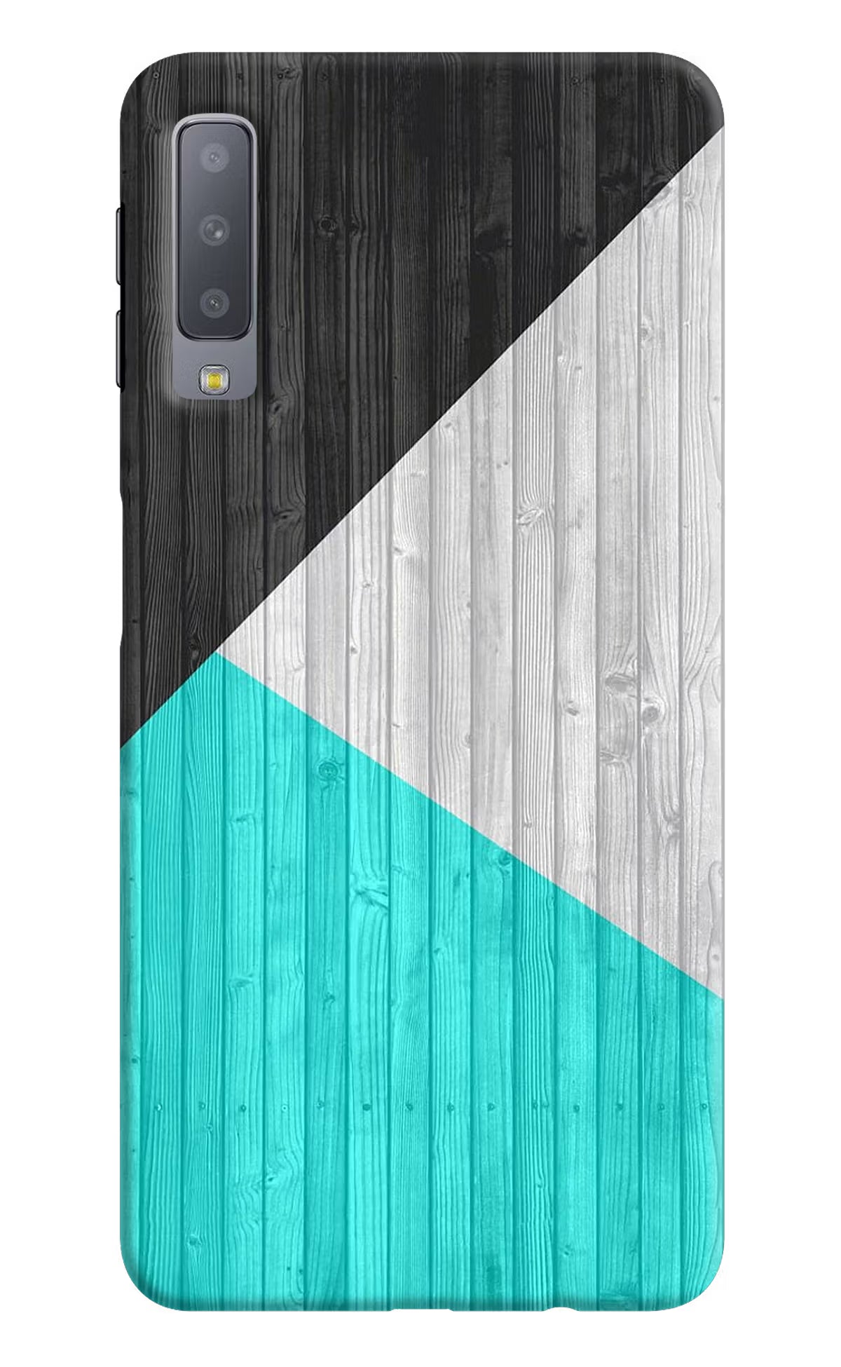 Wooden Abstract Samsung A7 Hard Case Back Cover by Casekaro