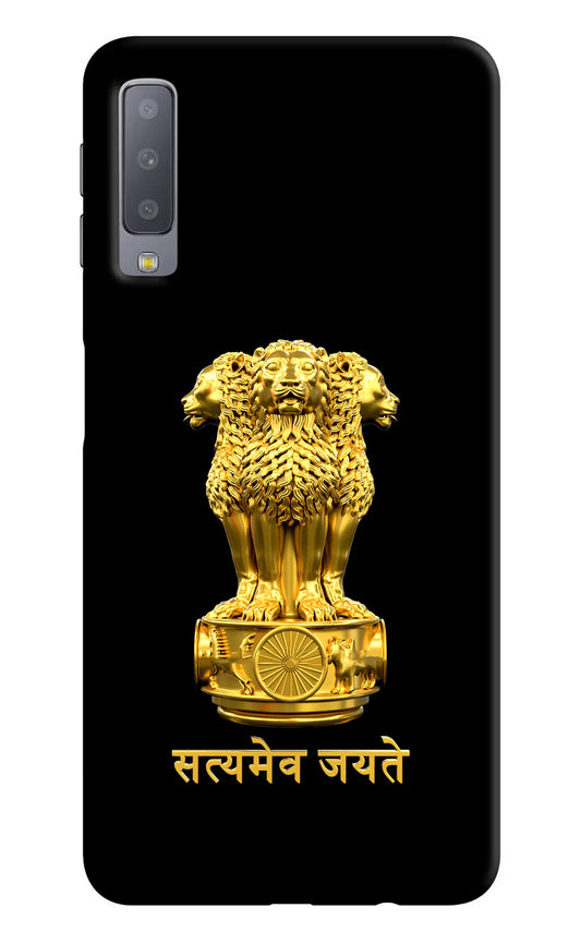 Satyamev Jayate Golden Samsung A7 Hard Case Back Cover by Casekaro