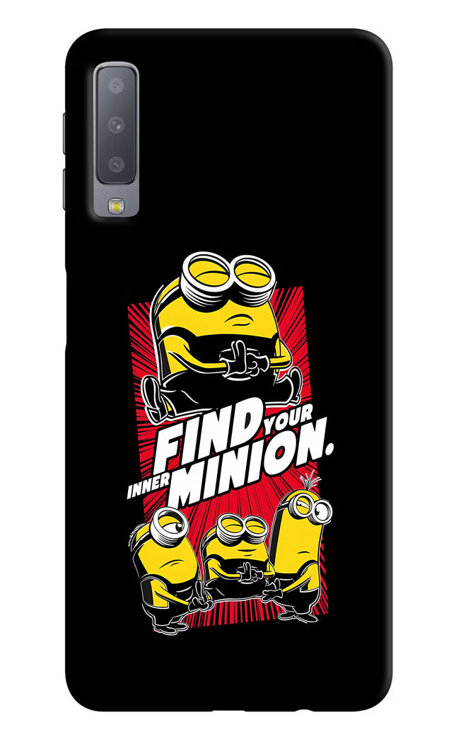 Find your inner Minion Samsung A7 Hard Case Back Cover by Casekaro