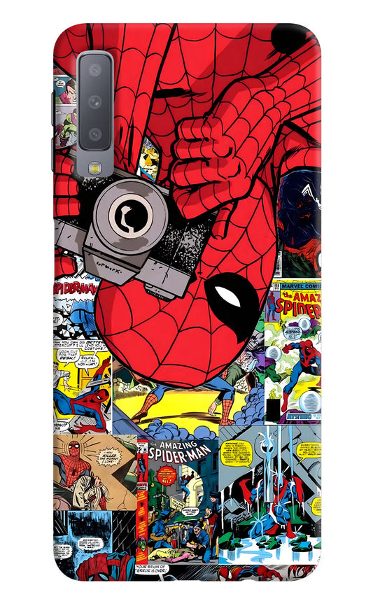 Spider Man Samsung A7 Hard Case Back Cover by Casekaro