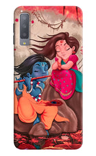 Radhe Krishna Samsung A7 Hard Case Back Cover by Casekaro