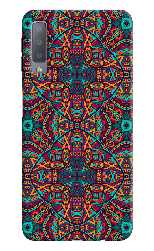 Colour Mandala Samsung A7 Hard Case Back Cover by Casekaro