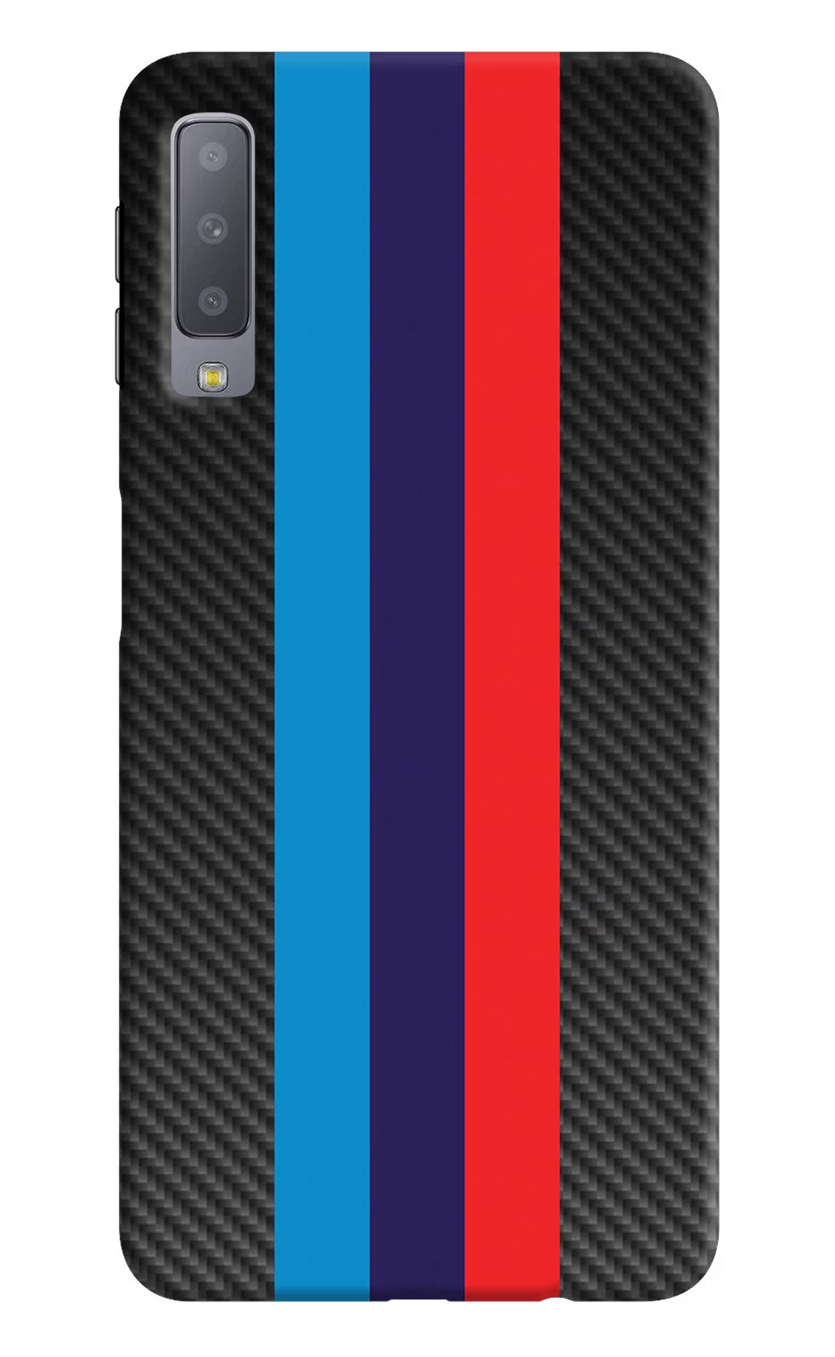 BMW Stripes Pattern Samsung A7 Hard Case Back Cover by Casekaro